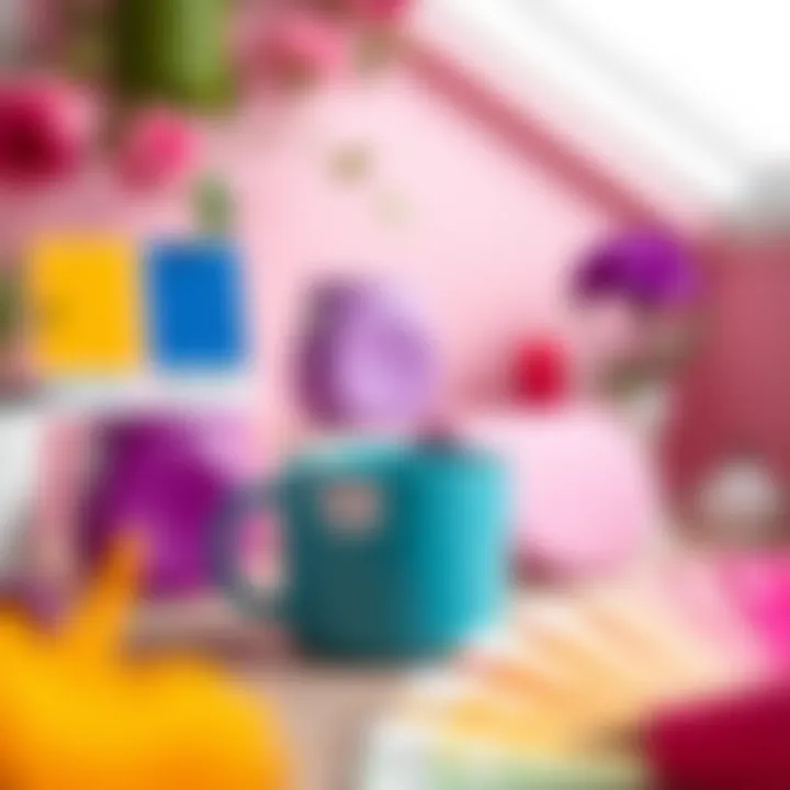 Vibrant color palette showcasing Pantone colors for 2023