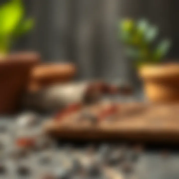 Preventive measures against ants