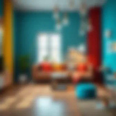 Psychological effects of color in room design
