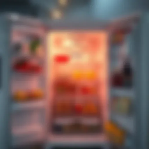 Efficient refrigerator temperature settings