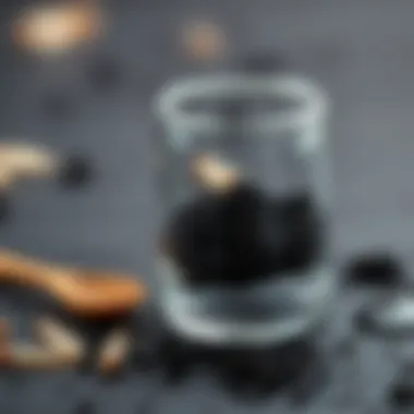 Visual representation of pigment mixing to create black