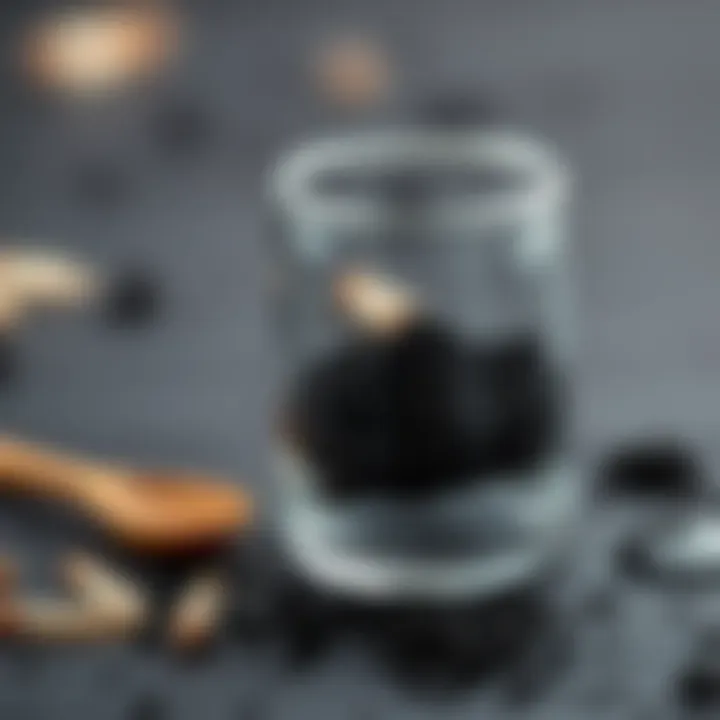 Visual representation of pigment mixing to create black