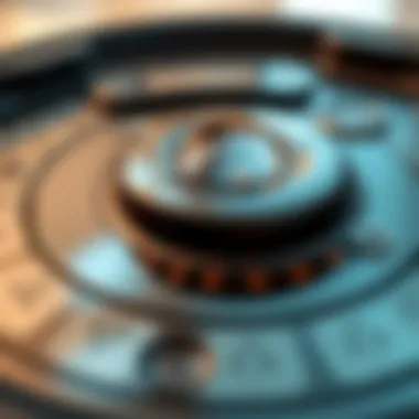 Close-up of advanced sensors on a robotic vacuum