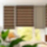 Collection of different types of roller blinds