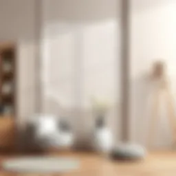 Elegant pearl paint application on a wall