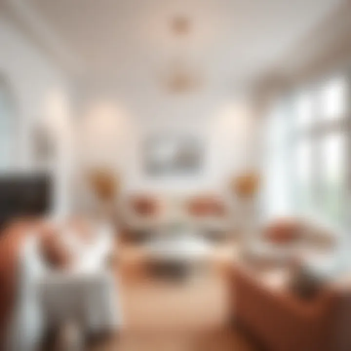 Living Room Collection of Pearl Paint Colors A living room showcasing various pearl paint colors