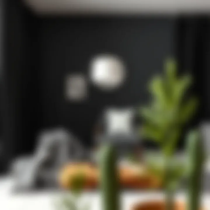 Seasonal decoration ideas incorporating black