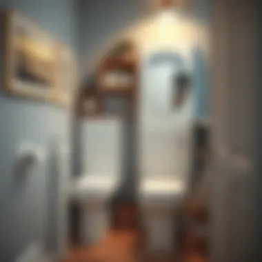 Smart storage solutions in a compact WC space