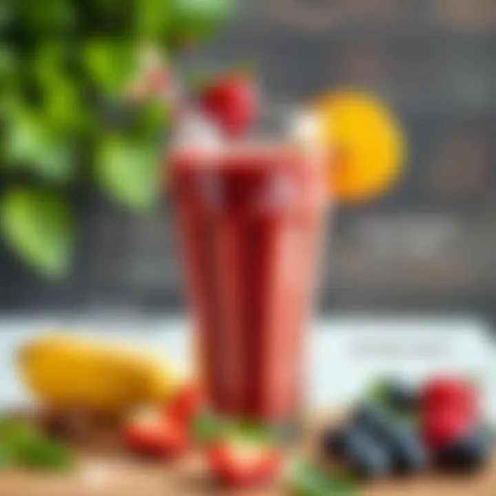 Infographic of smoothie nutritional benefits