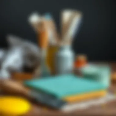 Tools and materials for sponge painting