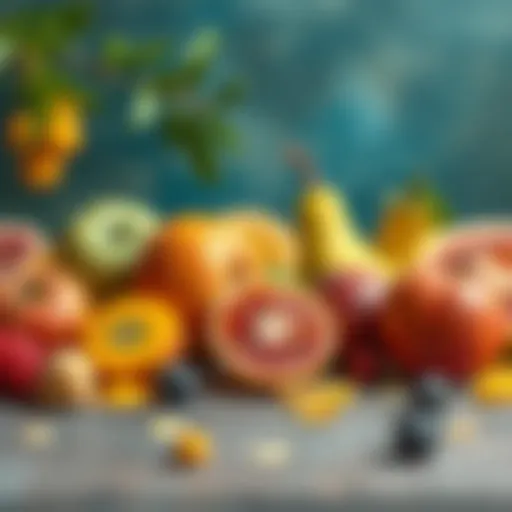 Vibrant spring fruits ready for harvest