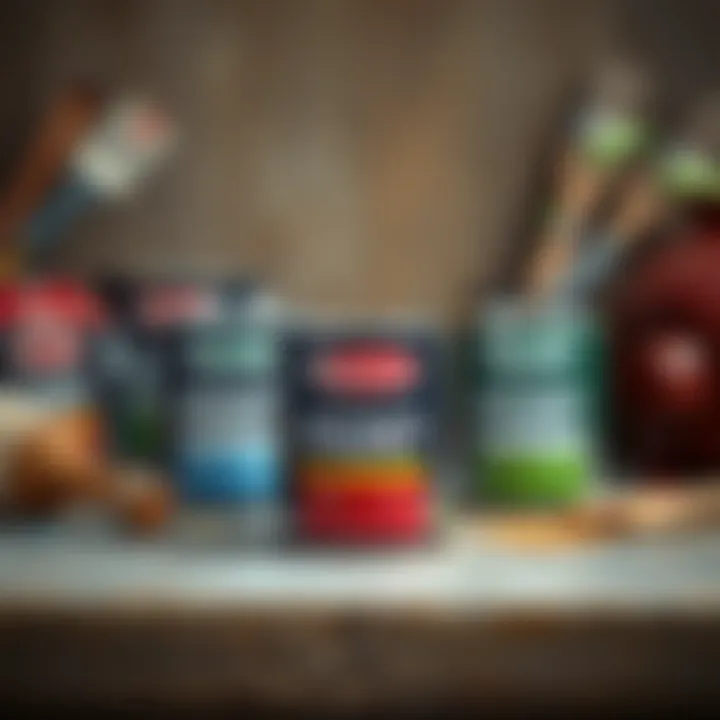 Different types of paints suitable for oily metal surfaces