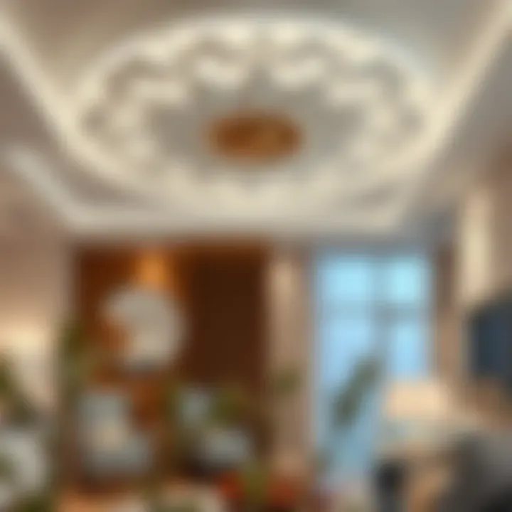 Elegant suspended ceiling design