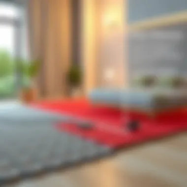 Radiant Floor Heating Efficiency Diagram illustrating the efficiency of radiant floor heating systems.