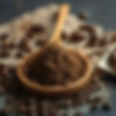 Finely ground coffee powder for brewing