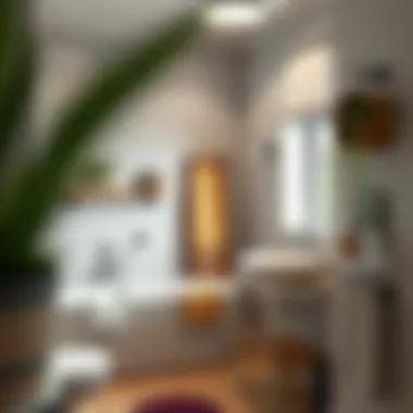 Creative Space Utilization Creative space utilization in compact bathrooms