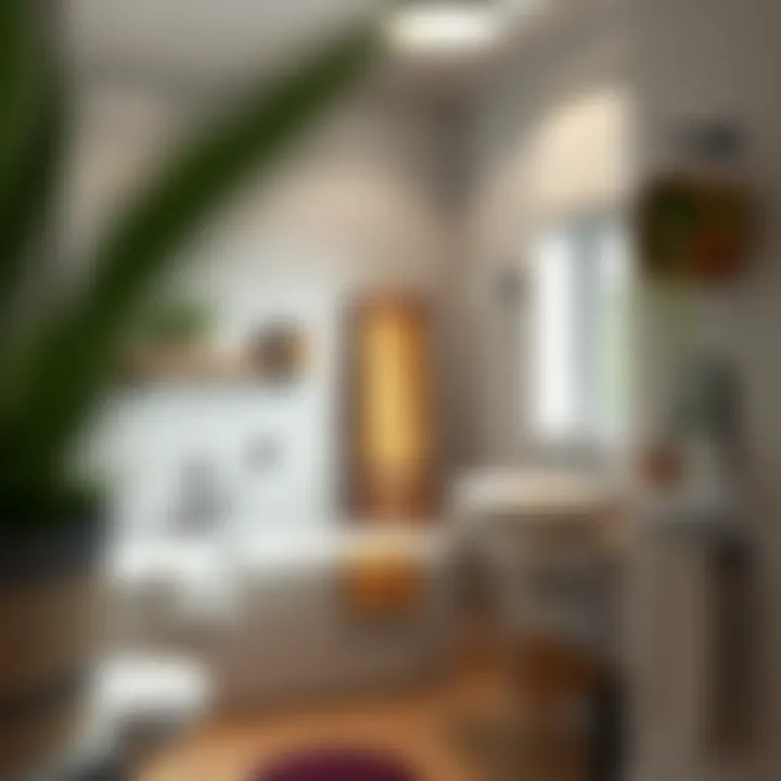 Creative Space Utilization Creative space utilization in compact bathrooms