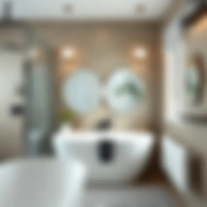 Elegant Bathroom Decor Elegant bathroom decor with modern fixtures