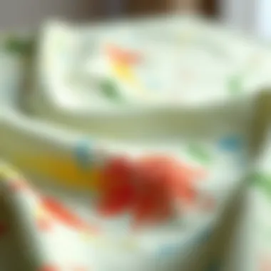 Different types of paint stains on fabric