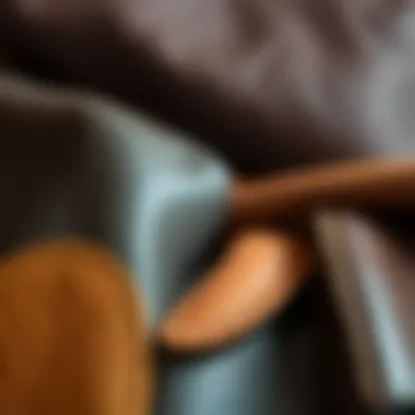 Various types of leather textures