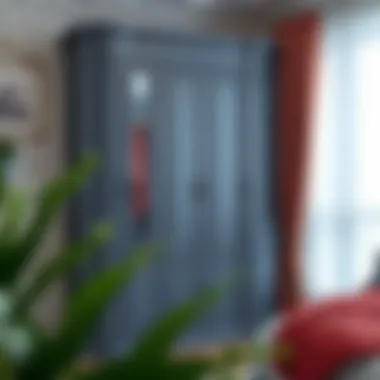 Elegant wardrobe with a blend of colors