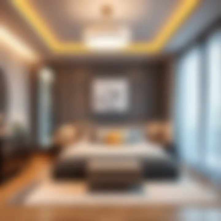 Elegant Bedroom Lighting Solutions Elegant lighting fixtures enhancing bedroom ambiance