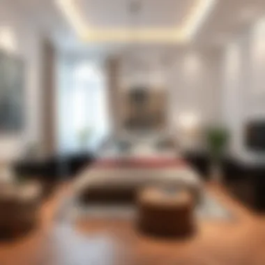 Elegant Bedroom Design Elegant bedroom design showcasing modern furnishings